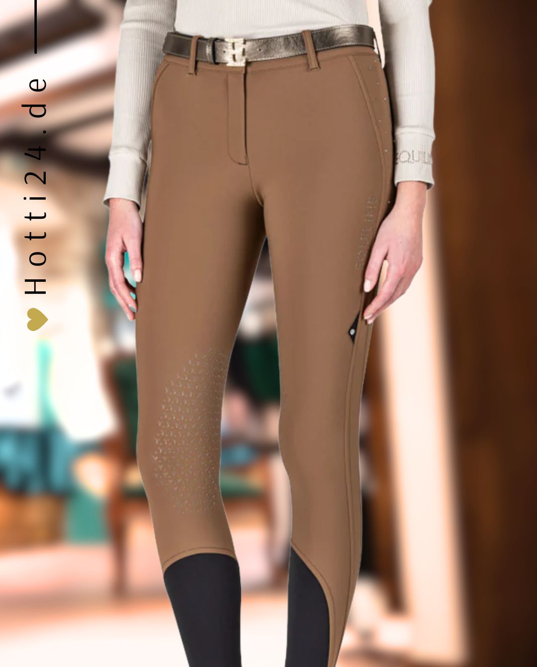 EQUILINE »Reithose Guestek KnieGrip Road