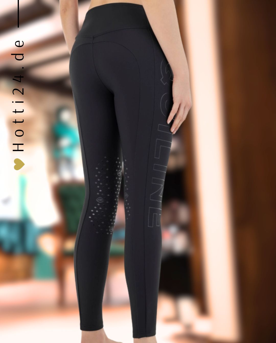 Equiline »Reitleggings Caiskh KnieGrip Black
