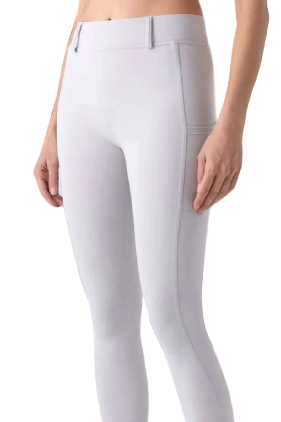 Equiline »Damen Reitleggings Calrek KnieGrip White