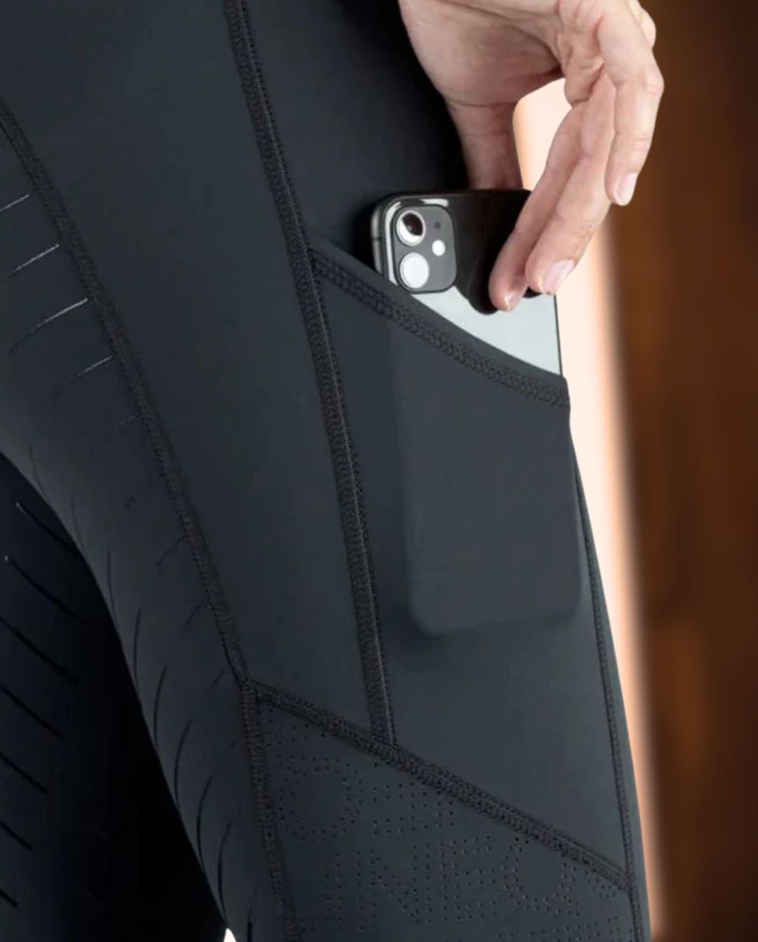 EQUILINE »Reitleggings Cerinf FullGrip Black