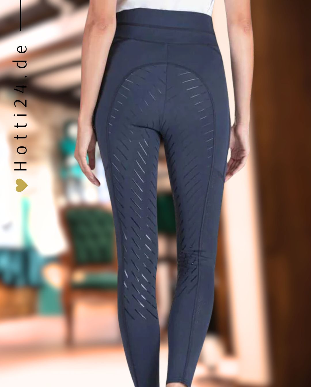 EQUILINE »Reitleggings Cerinf FullGrip Blue