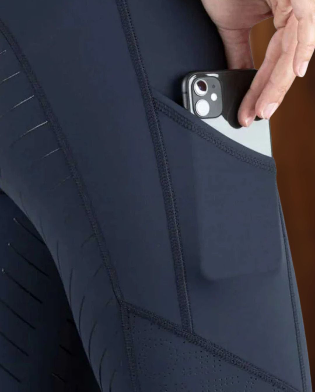 EQUILINE »Reitleggings Cerinf FullGrip Blue