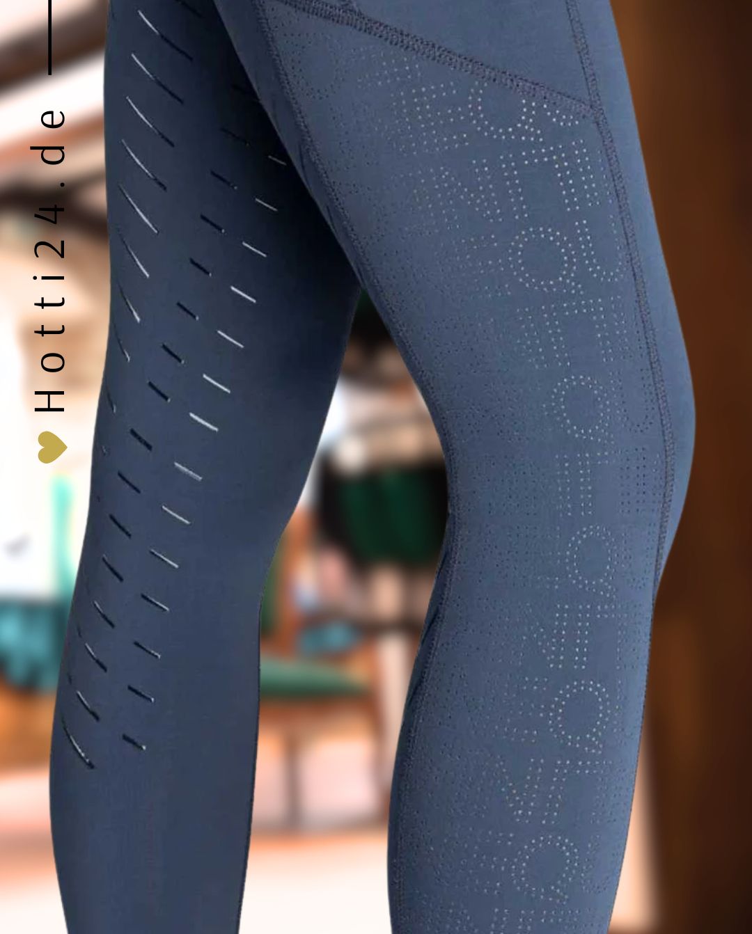 EQUILINE »Reitleggings Cerinf FullGrip Blue