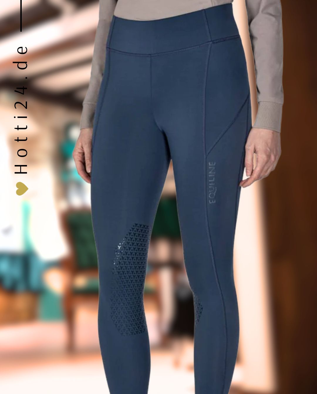 EQUILINE »Reitleggings Edodiek KnieGrip Diplomatic Blue