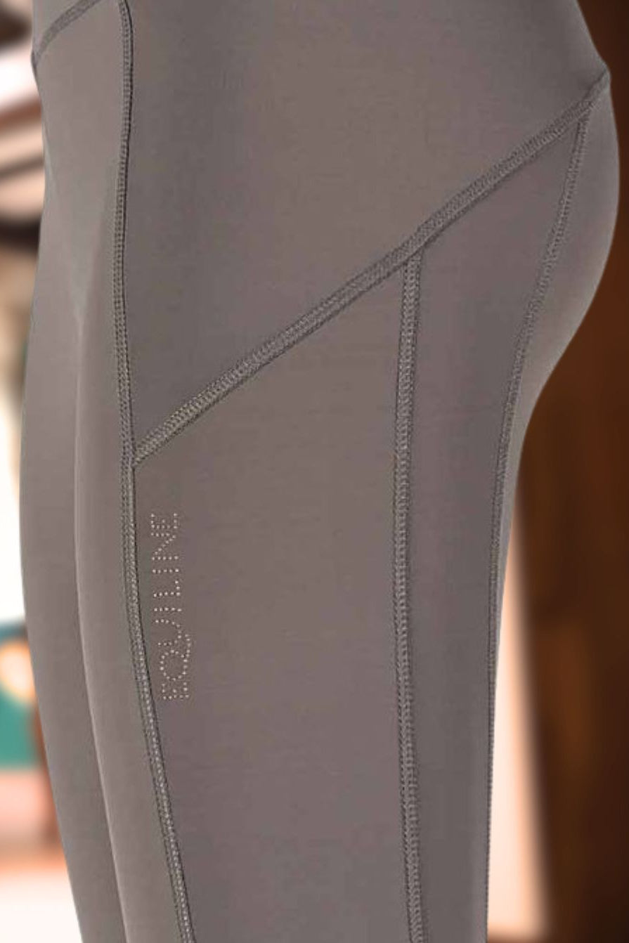 Equiline Women's Riding Leggings Edodiek Knee Grip Deep Sand