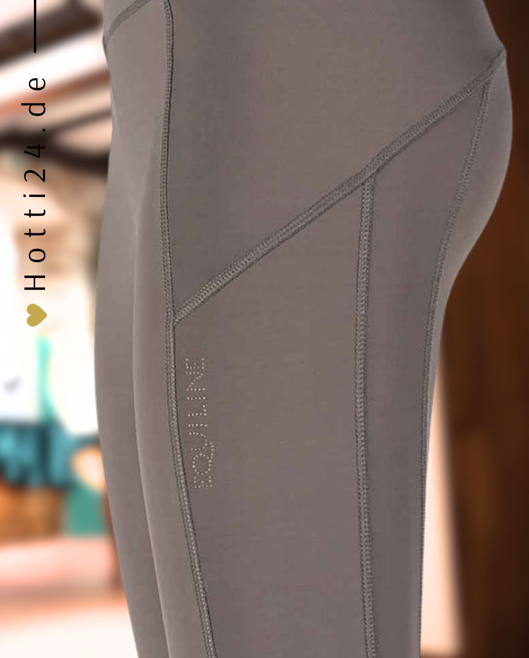 EQUILINE »Reitleggings Edodiek KnieGrip Deep Sand