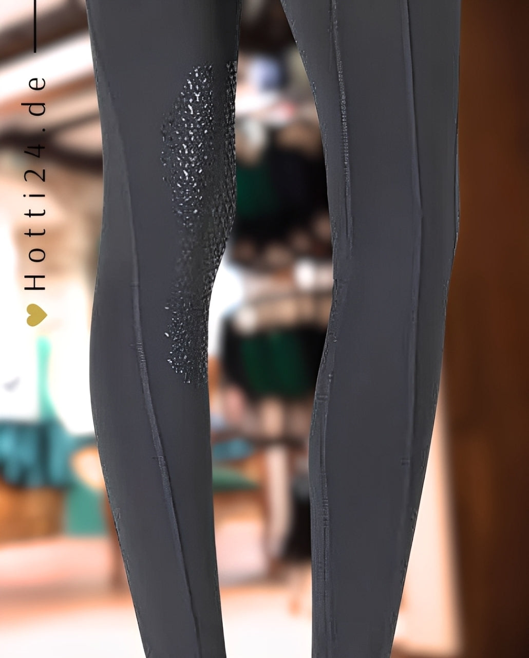 EQUILINE »Reitleggings Gulk KnieGrip Black