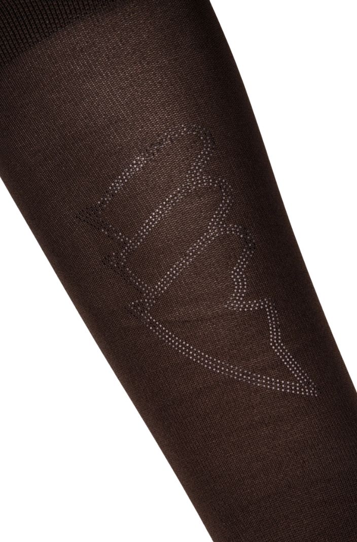 Equiline Reitsocken Eqglosy Coffee Bean