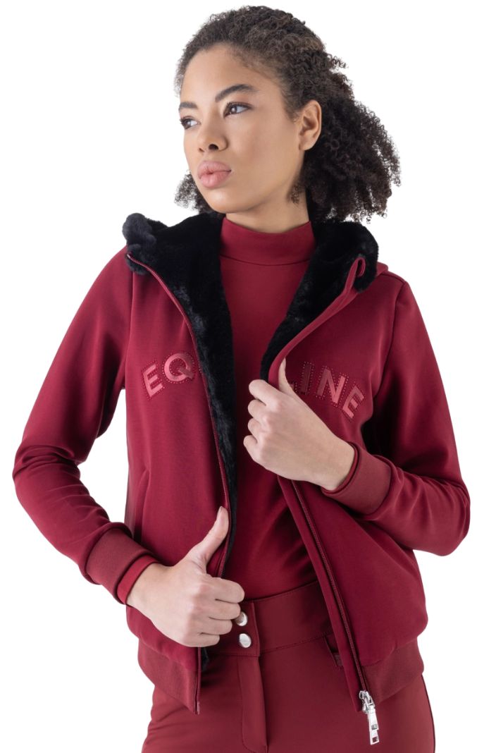 Equiline Damen Sweatjacke Eqgert Alpine Plum