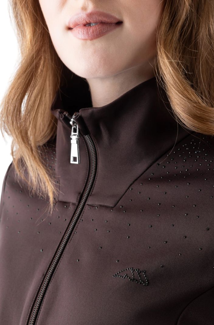Equiline Sweatjacke Eqglech Coffee Bean