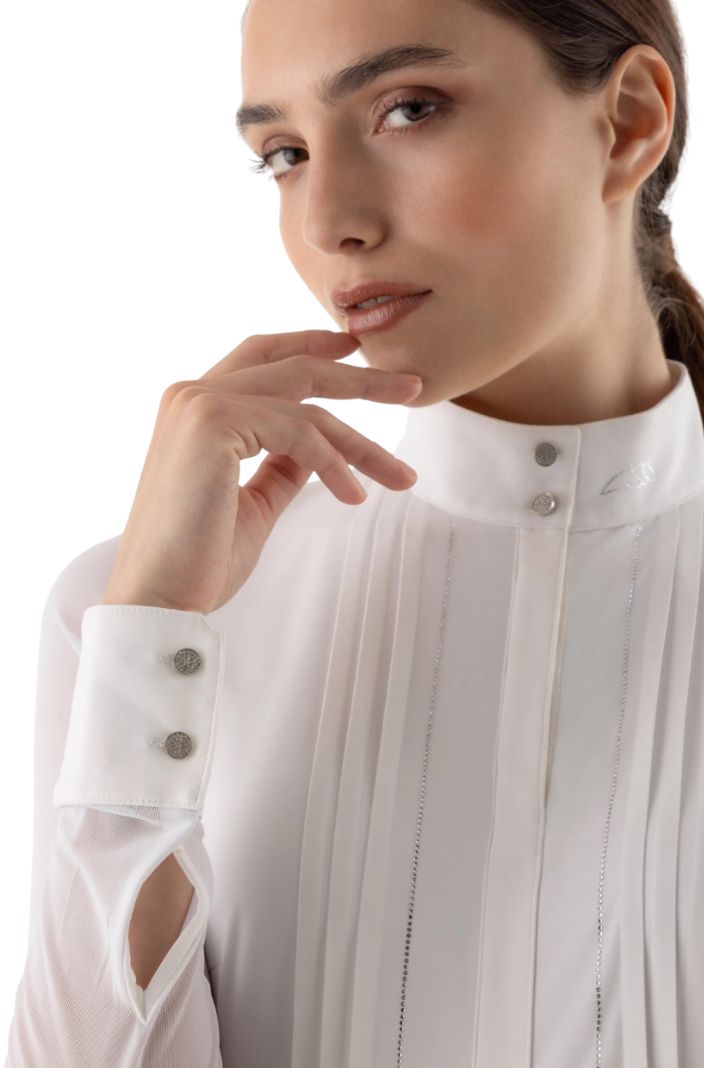 Equiline »Damen Turnierbluse Eqgelsa White