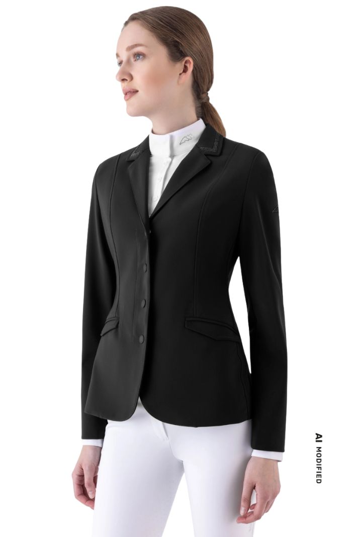 Equiline Damen Turniersakko Eqgace Schwarz