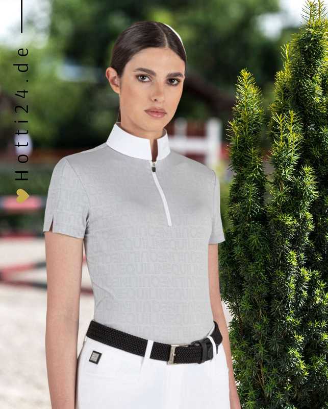 equiline damen turniershirt clarac es123ph00871-024 grau