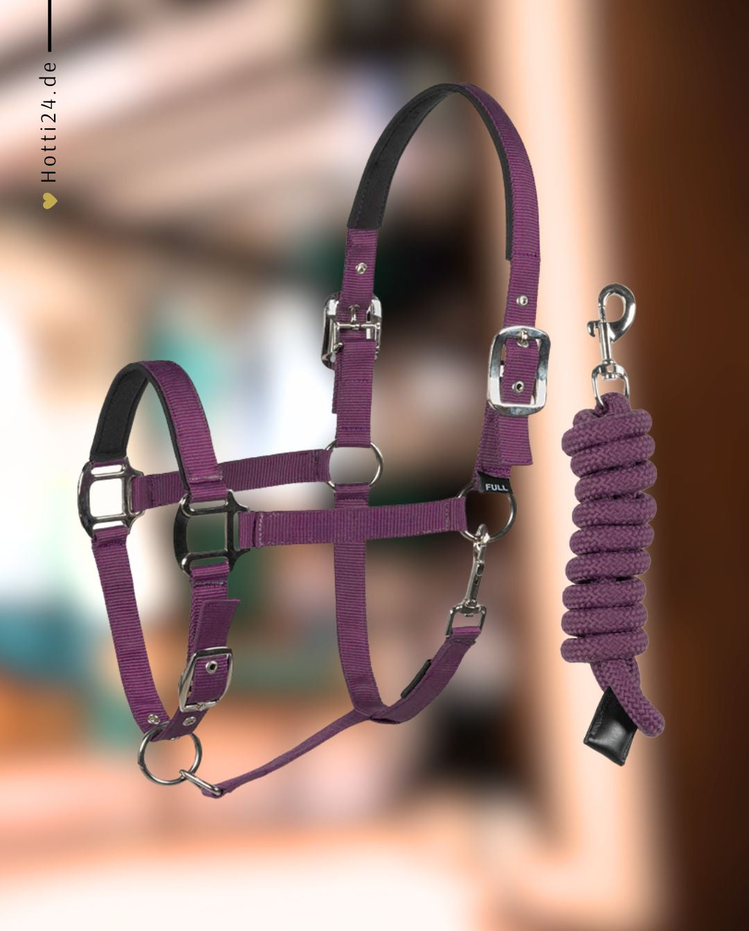 Equiline »Halfter & Strick Set Capezza Lunghina Amaranth