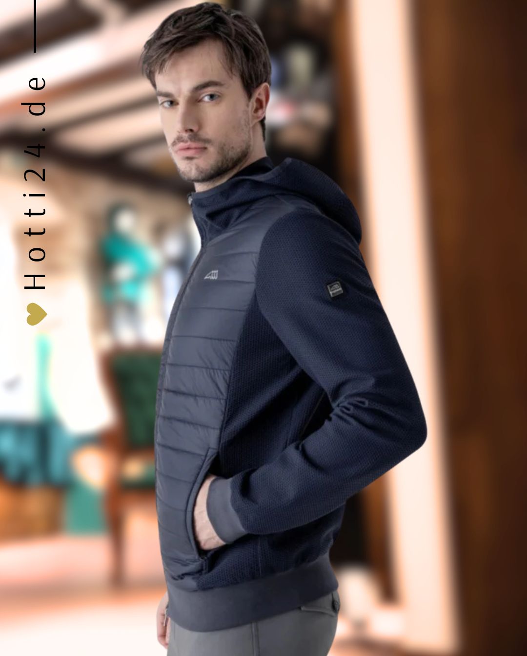 EQUILINE »Trainingsjacke Steppjacke Ever Blue
