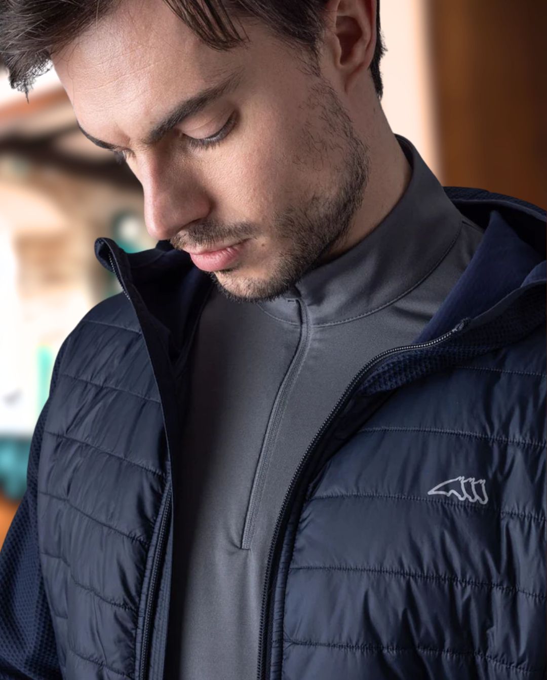 EQUILINE »Trainingsjacke Steppjacke Ever Blue