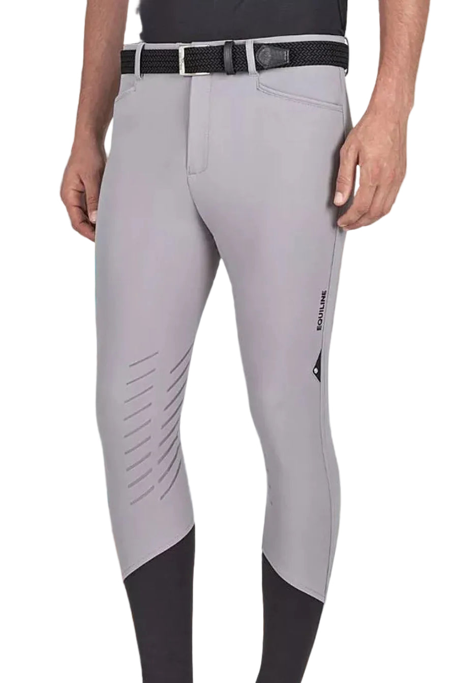 Equiline »Herren Reithose Clark KnieGrip Stone Grey