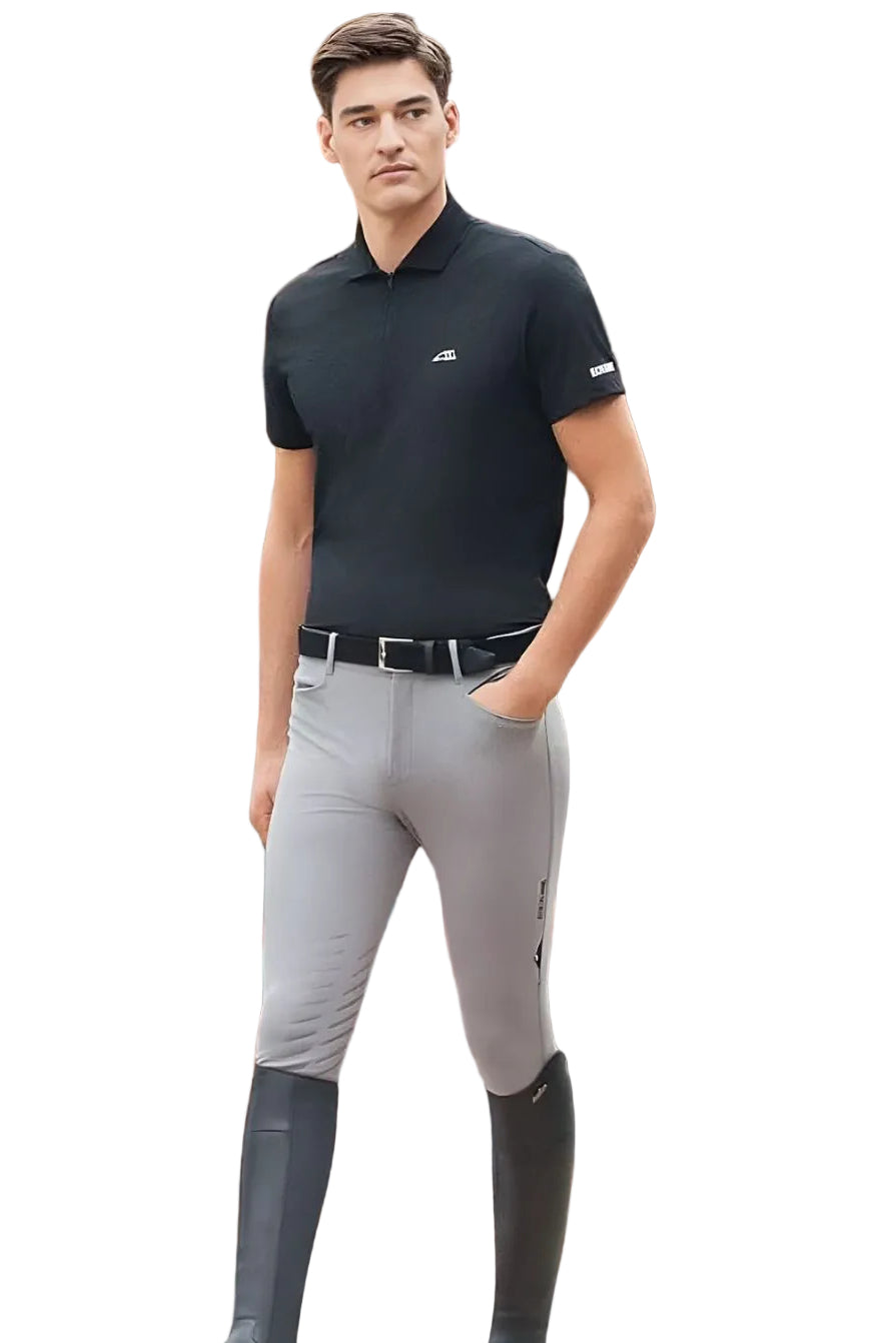 Equiline "Men's Breeches Clark KnieGrip Stone Grey