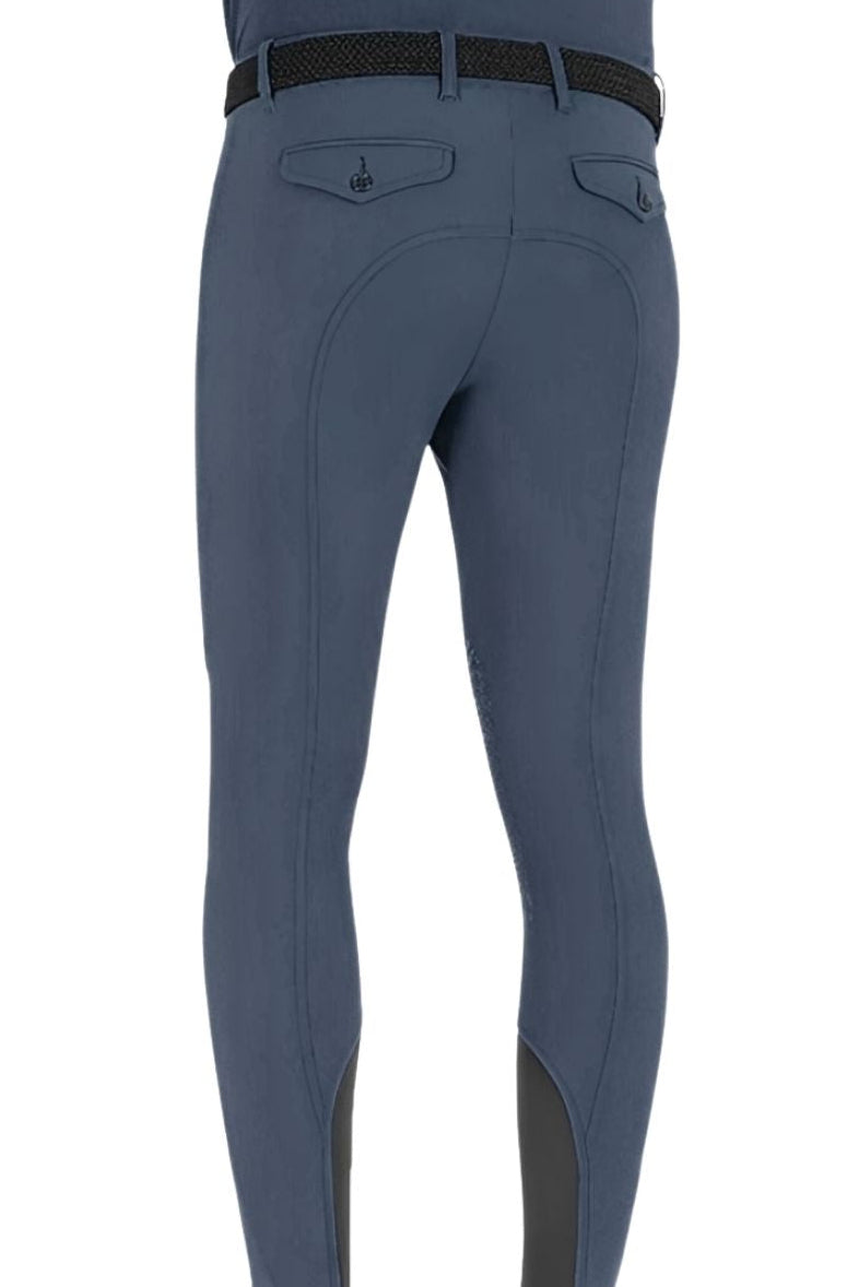 Equiline "Men's Breeches Edukek KneeGrip Diplomatic Blue