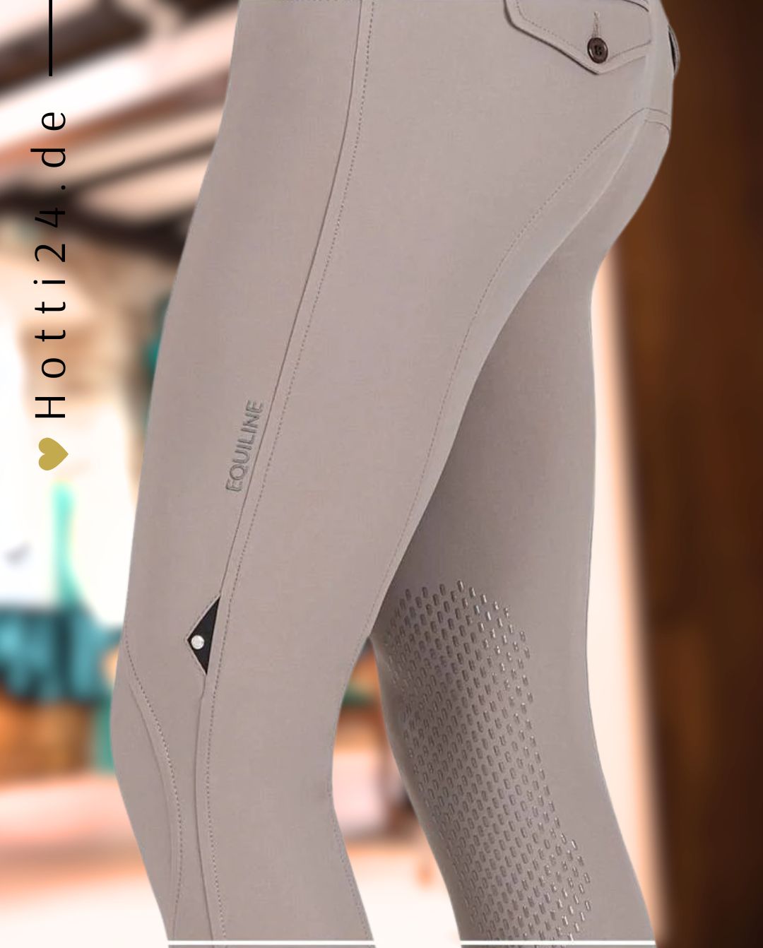 EQUILINE »Reithose Edukek KnieGrip Deep Sand