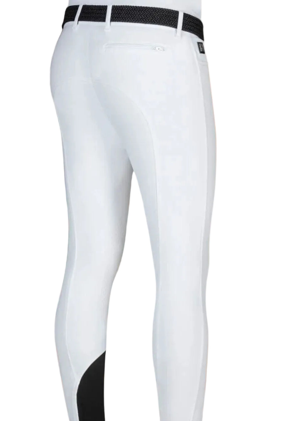 Equiline "Men's Breeches Grantk Knee Grip White