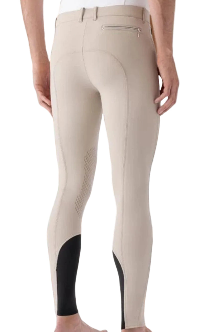 Equiline "Men's Breeches Willow Knee Grip Beige
