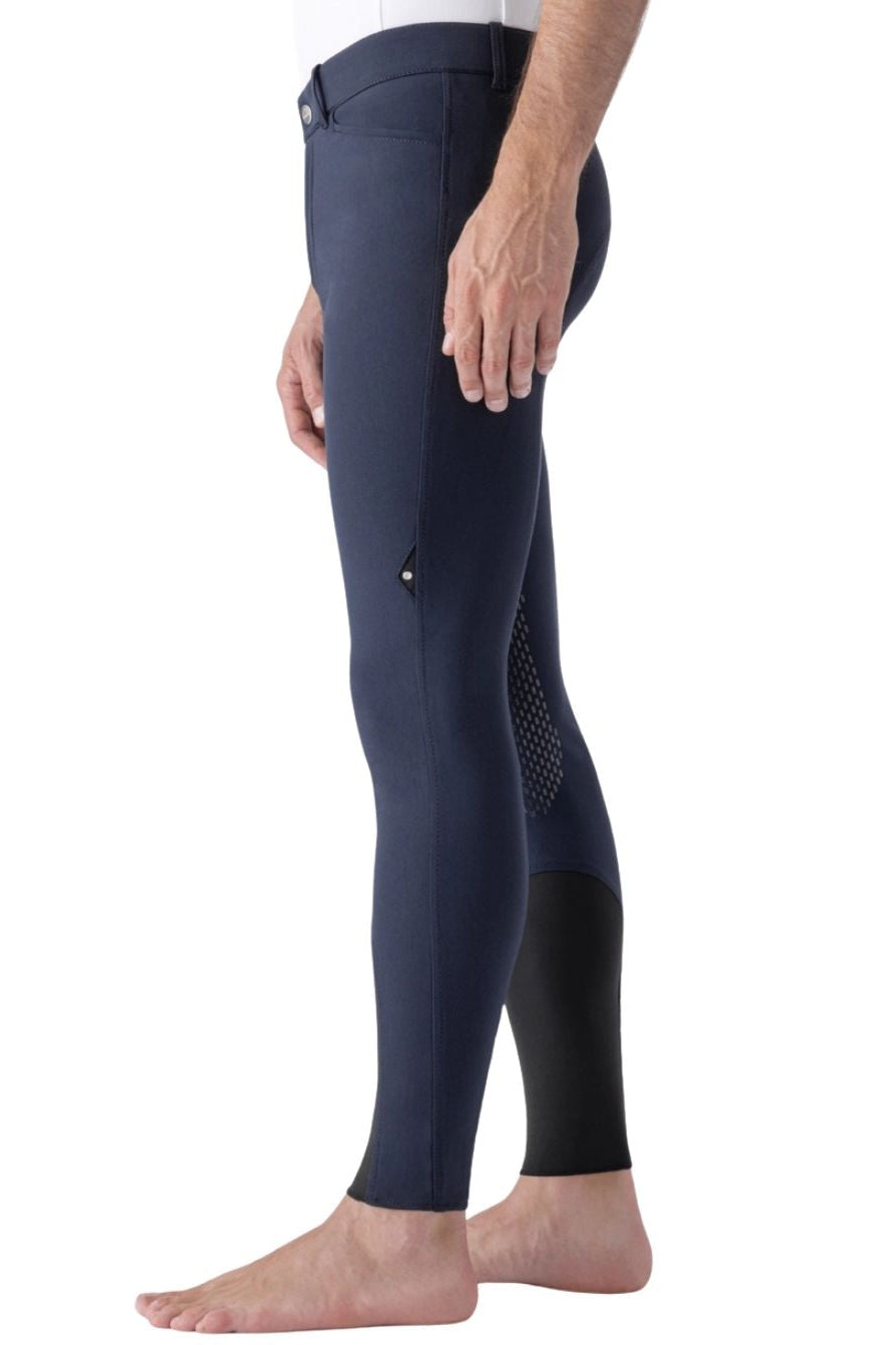 Equiline »Herren Reithose Willow KnieGrip Blue