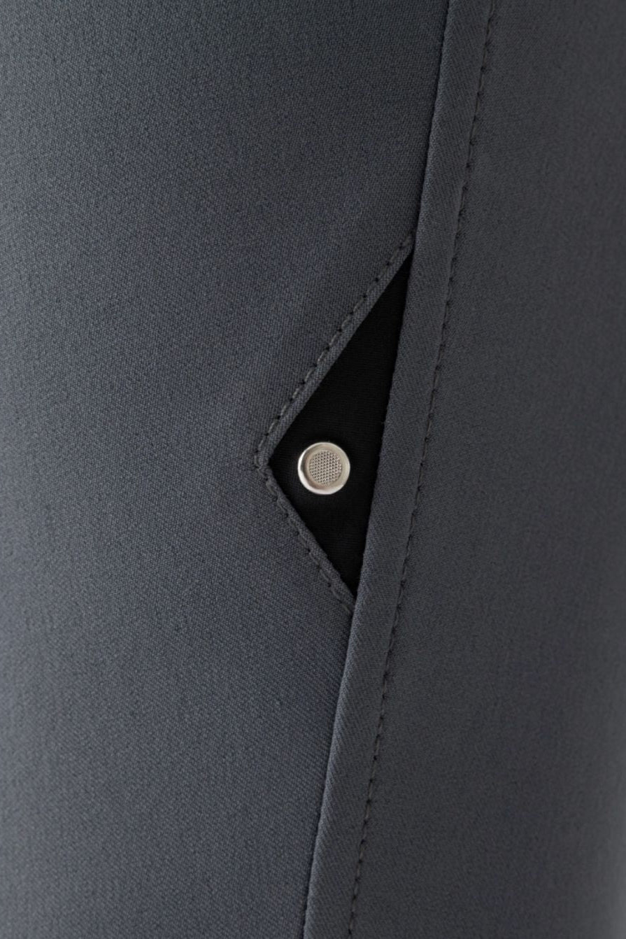 Equiline "Men's Breeches Willow Knee Grip Grey