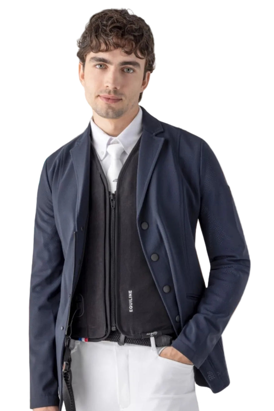 Equiline Men's Competition Jacket Coraz Blue