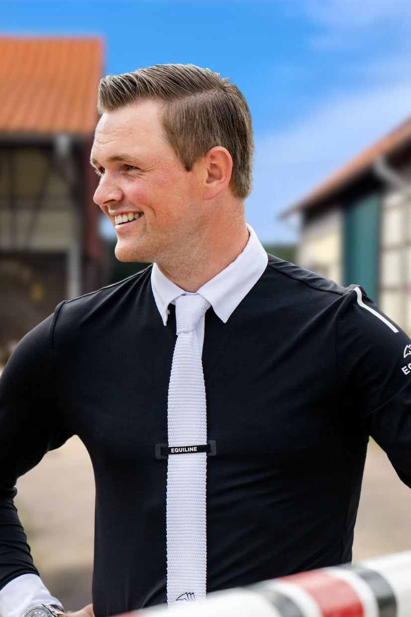 Equiline Men's Competition Shirt Curic Black