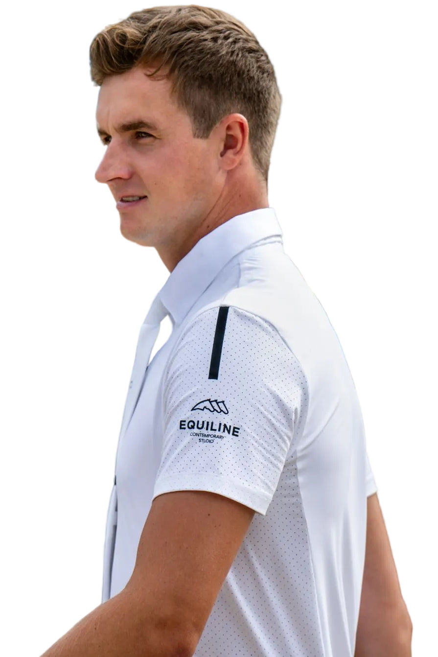 Equiline »Herren Turniershirt Cooac White