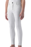 Equiline Kids' Breeches Jhoank KnieGrip White