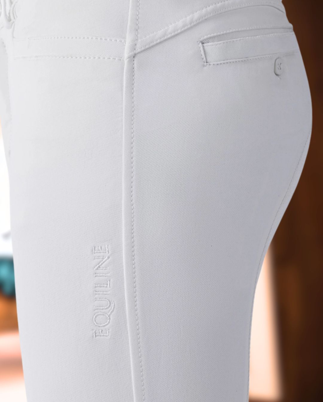 Equiline »Reithose Jhoank KnieGrip White