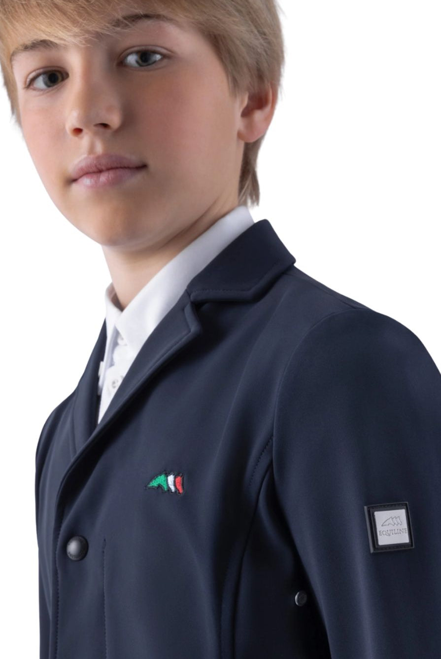 Equiline Children's Show Jacket Jonnyk Blue