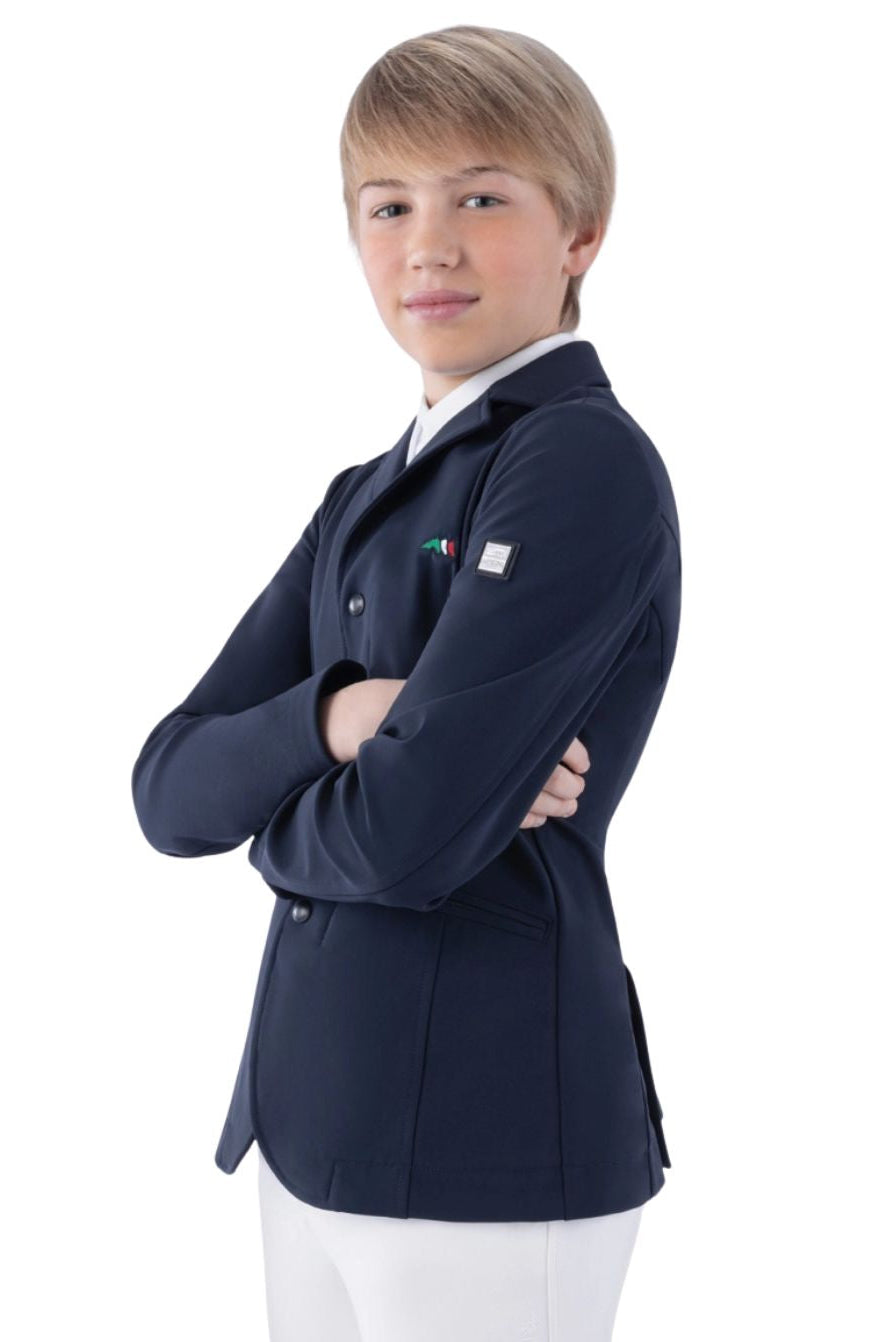 Equiline Children's Show Jacket Jonnyk Blue