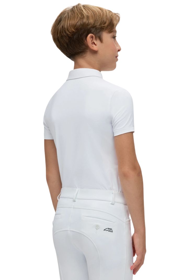 Equiline Turniershirt Eqjeremyk Weiß