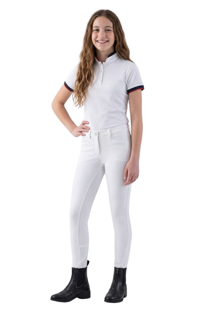 Equiline Kinder Reithose Jaklink FullGrip White