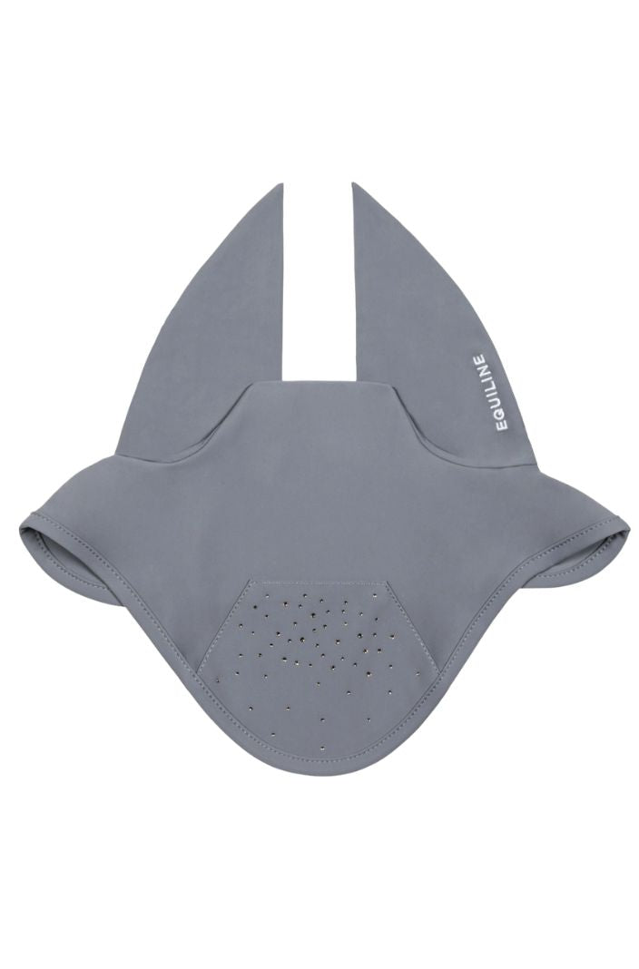 equiline-pferde-fliegenhaube-eqtech-rhinestone-grau