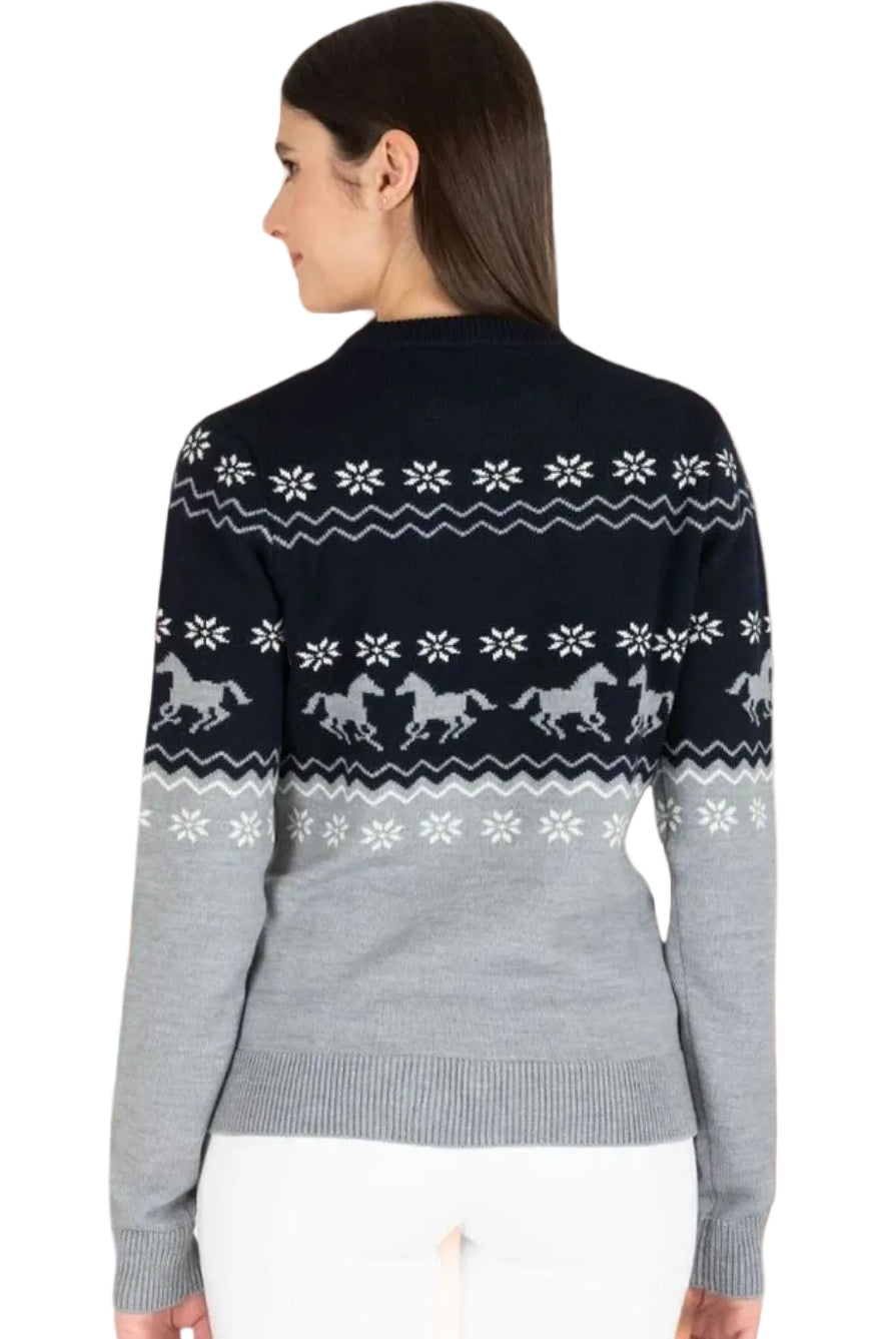 Equiline "Women's Sweater Nitan Navy