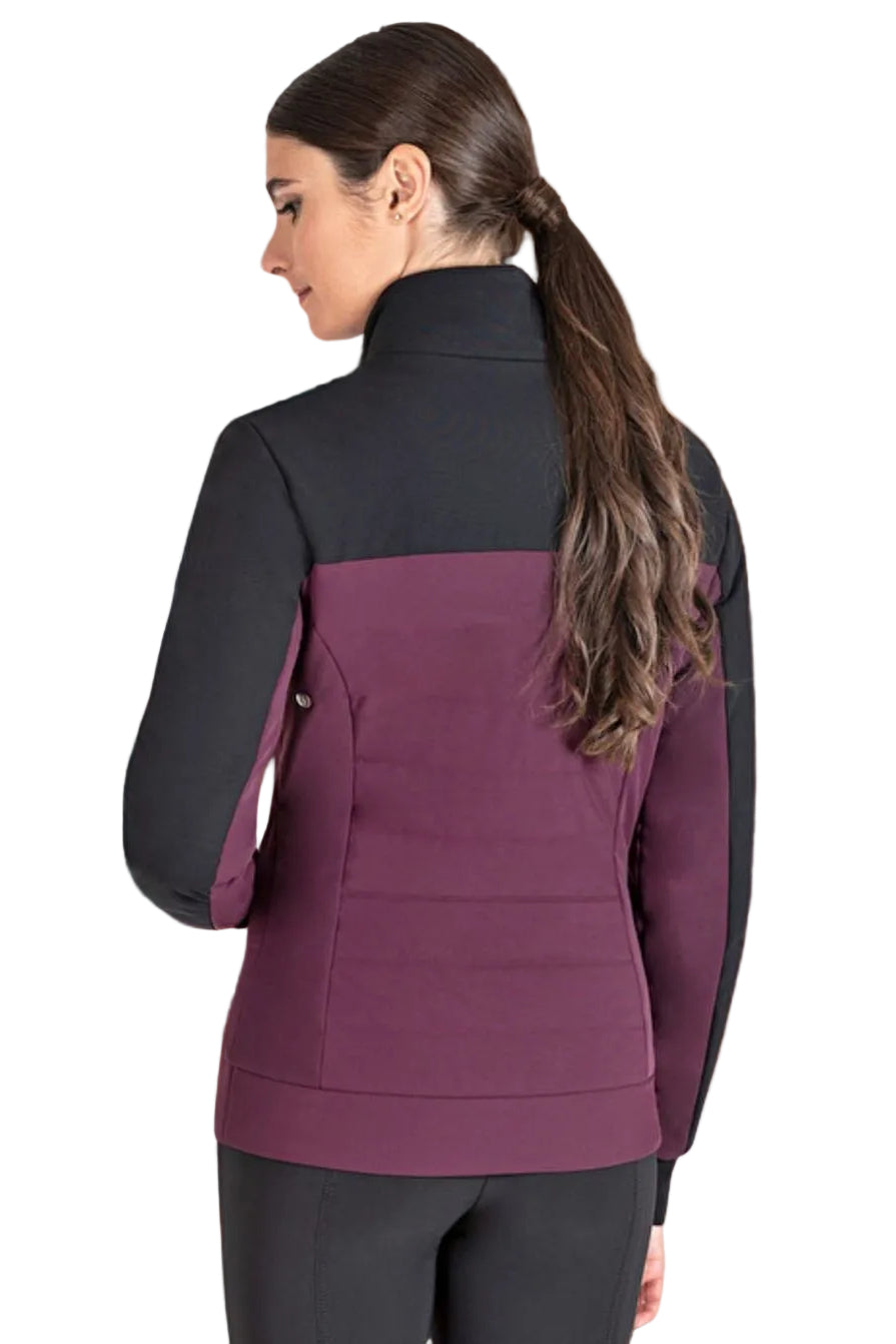 Equiline Softshelljacke Nabel Plum