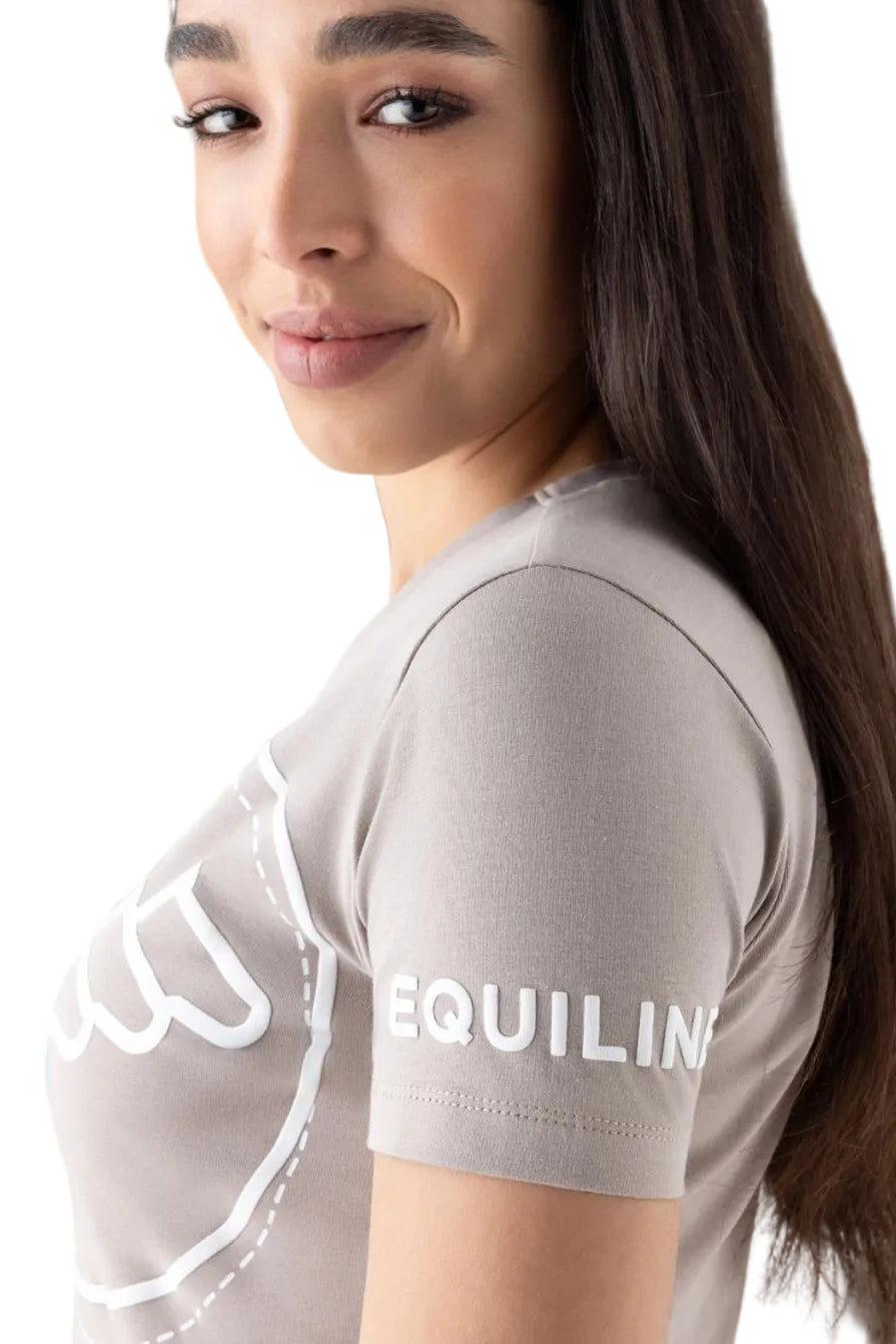 Equiline T-Shirt Cubry Dove