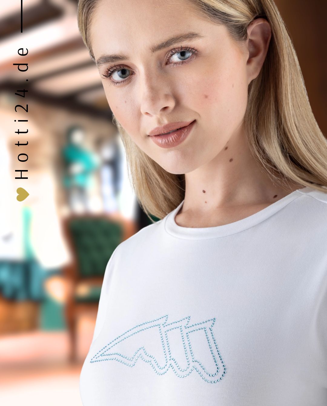 EQUILINE »T-Shirt Gosbig White