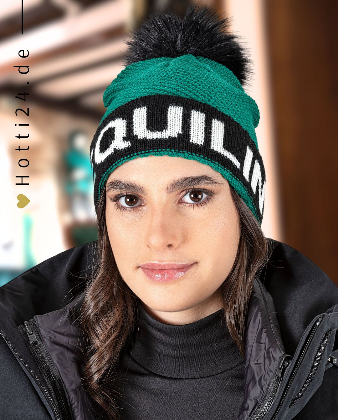 EQUILINE »Mütze Cliffecp Pepper Green