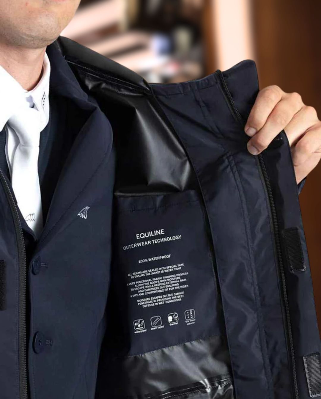 EQUILINE »Regenjacke Rawek Blue