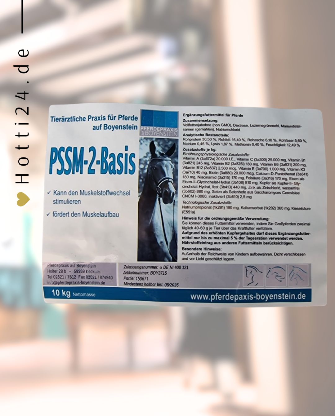 Ergänzungsfuttermittel »PSSM-2 Basis 10kg