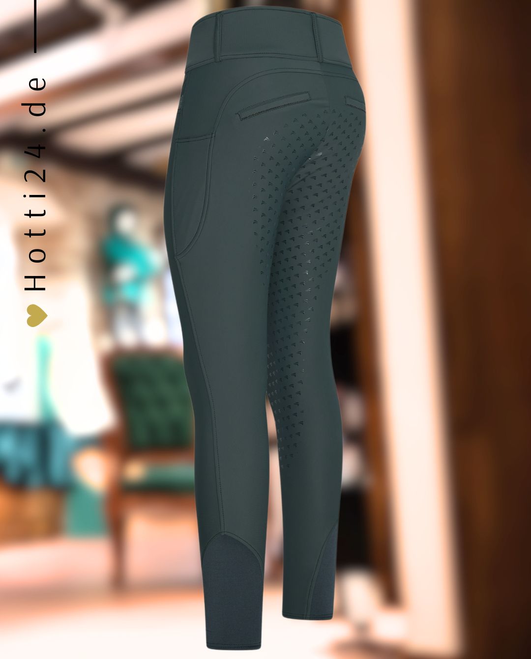 EURO STAR »Reitleggings ESMaxima FullGrip Dark Castor