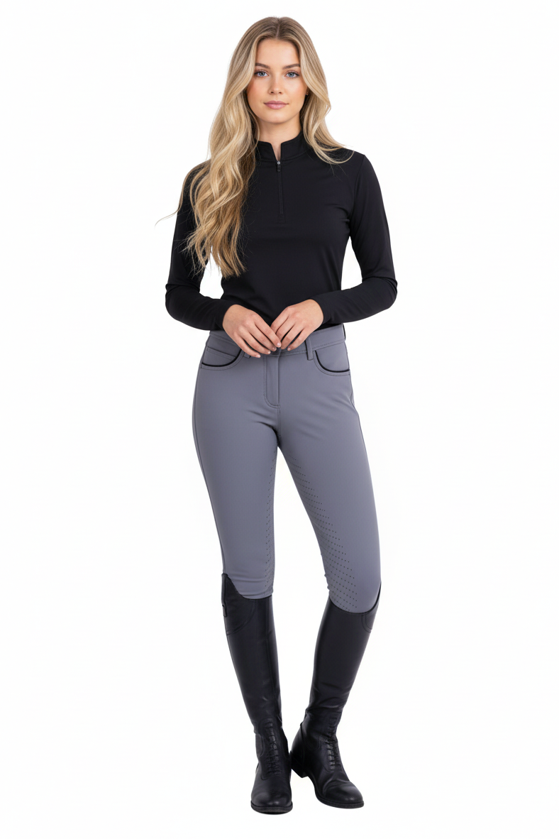 Euro Star »Riding Breeches ERLa Xantippe FullGrip Castor Grey