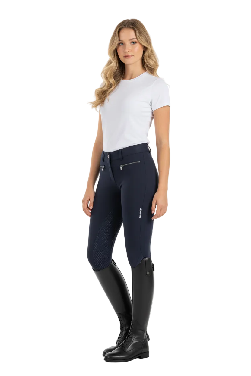 Euro Star »Riding Breeches ESAirflow FullGrip Navy