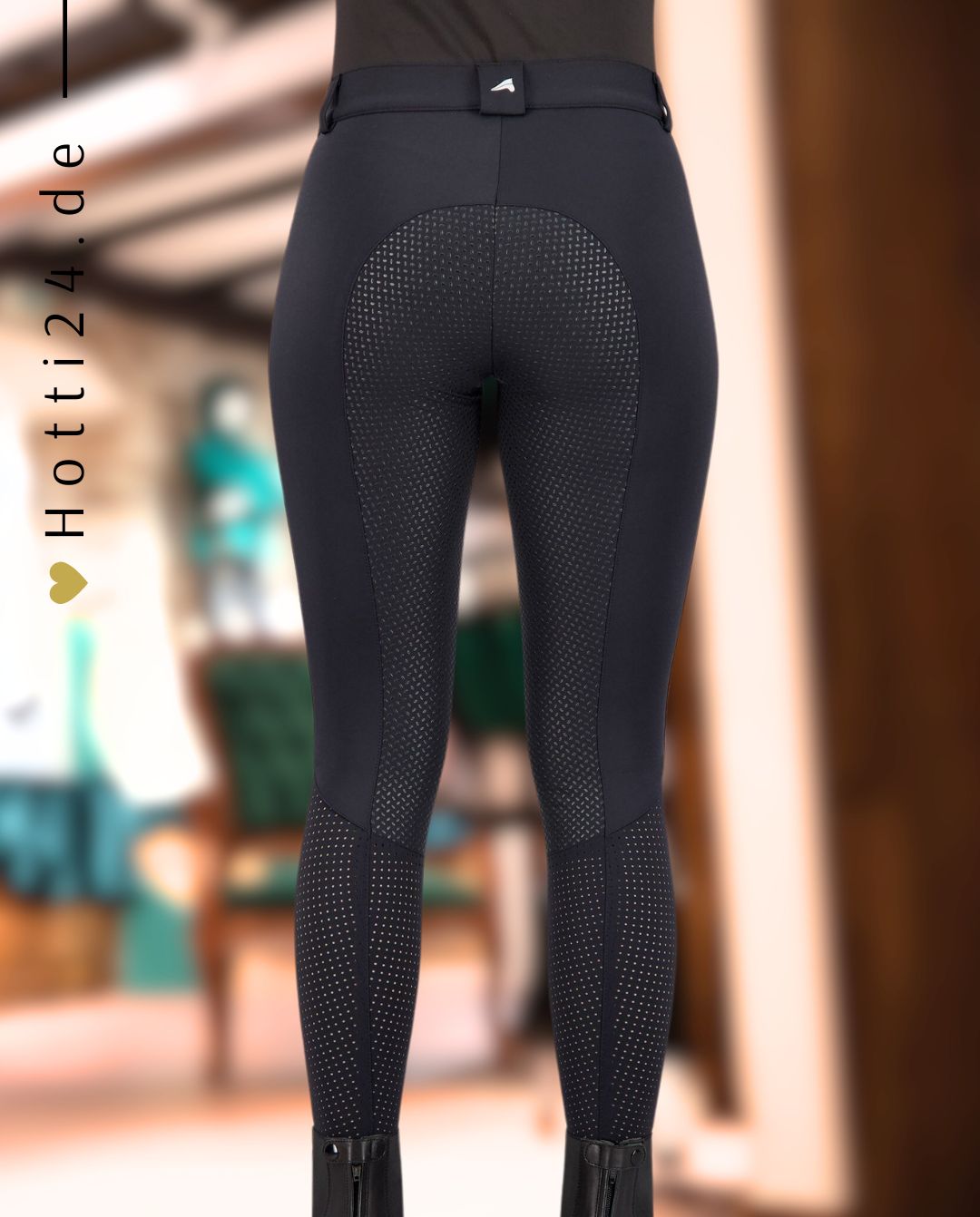 EURO STAR »Reithose ESAirflow FullGrip Black