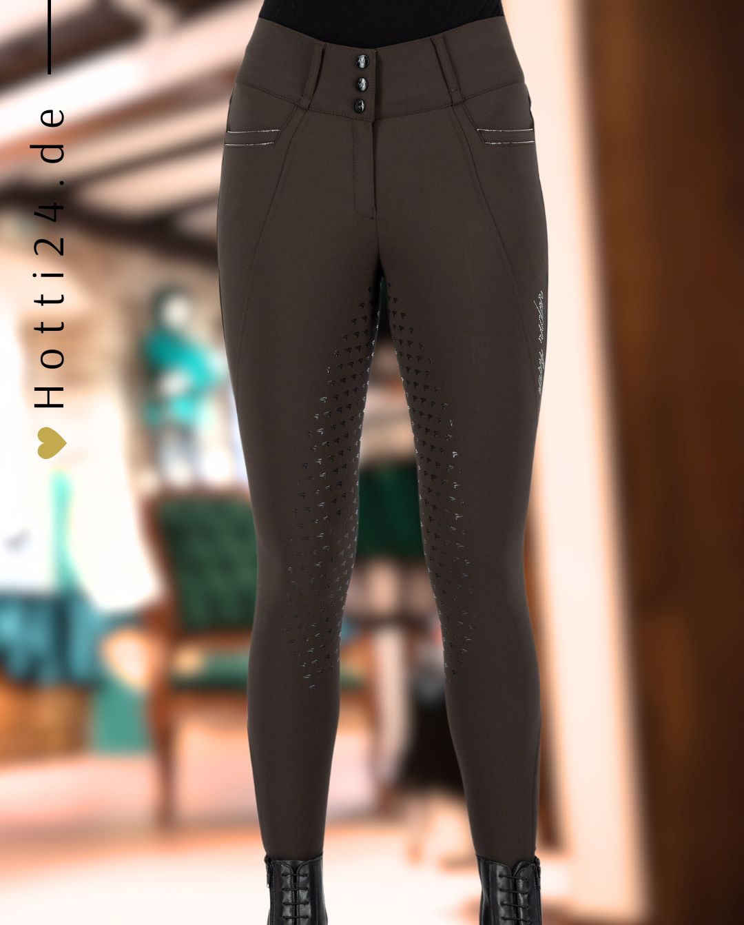EURO STAR »Reithose ESAmara FullGrip Mocca
